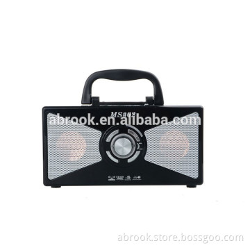 Multi-function portable wooden speaker cabinet